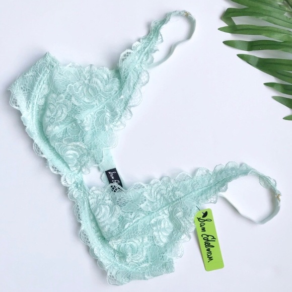 Sam Edelman Other - Sam Edelman Aqua Lace Convertible Bralette Size S